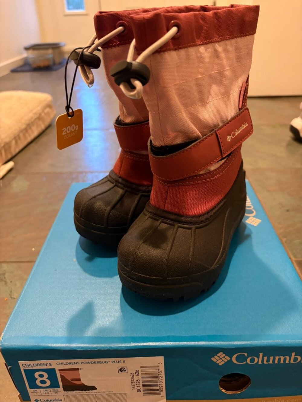 New Columbia Powderbug Plus II Snow Boots - Kids, Size US 8